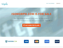 Tablet Screenshot of isomorph.com